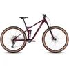 Kép 1/9 - cube-stereo-one22-race-wine-grey-2025-fully-mtb-kerekpar-S