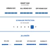 Kép 2/2 - Schwalbe Smart Sam HS 476 külső gumi, drótperemes, brown sidewall