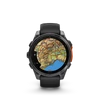 Kép 2/10 - Garmin Fenix 8 47mm Amoled Sötétszürke-Fekete szilikon szíjjal (ED)