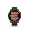 Kép 3/10 - Garmin Fenix 8 47mm Amoled Sötétszürke-Fekete szilikon szíjjal (ED)