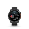Kép 4/10 - Garmin Fenix 8 47mm Amoled Sötétszürke-Fekete szilikon szíjjal (ED)