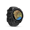 Kép 7/10 - Garmin Fenix 8 47mm Amoled Sötétszürke-Fekete szilikon szíjjal (ED)