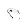 Kép 4/8 - Oakley Cybr Zero Polished Black - Clear to Black Iridium Photochromic kerékpáros szemüveg