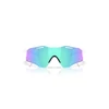 Kép 2/5 - Oakley Cybr Zero Polished White - Prizm Sapphire kerékpáros szemüveg