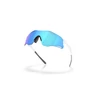 Kép 4/5 - Oakley Cybr Zero Polished White - Prizm Sapphire kerékpáros szemüveg