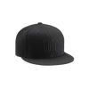 Kép 1/5 - Cube Cap The Embossed Cube baseball sapka - Black'n'black