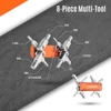 Kép 3/5 - Granite Stash Multi-Tool villanyakban tárolható zsebszerszám, narancs, tapered