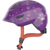 Kép 1/3 - kerekparos-sisak-gyerek-abus-smiley-ace-led-purple-star-m