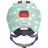 Kép 3/3 - ABUS kerékpáros gyerek sisak Smiley 3.0 LED, In-Mold, blue rainbow