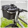 Kép 2/2 - Basil első kosár Classic Carry All Front Basket, KF kompatibilis, kormányadapter nélkül (TBA 70177), fekete