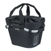 Kép 1/2 - Basil első kosár Classic Carry All Front Basket, KF kompatibilis, kormányadapter nélkül (TBA 70177), fekete