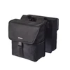 Kép 1/7 - Basil dupla táska Go Double Bag, Universal Bridge system, solid fekete