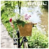 Kép 2/3 - Basil első kosár Bremen Rattan Look BE/ KF, KF/BE kompatibilis, kormányadapter nélkül (TBA 70177), világosbarna