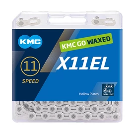 KMC-11-seb-X11-WAX-1/2x11/128-126L-ezüst/ezüst