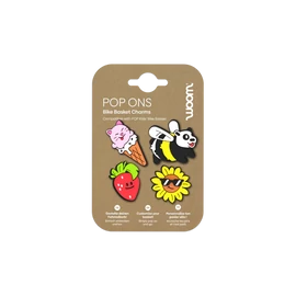 Woom Pop Ons charm készlet Woom gyerek kosárhoz - Summer Edition