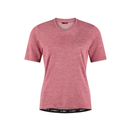 Cube Gravel WS Jersey Full Zip Cargo S/S női rövid mez - Rose
