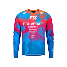 Cube MTB Jersey X Actionteam S/S hosszú ujjú mez - Kék/pink