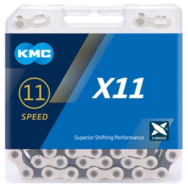 kmc-x11-ezust-fekete-11-sebesseges-lanc-118l