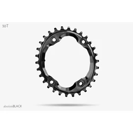 lanckerek-mtb-oval-xtr-m9000-asszimetrikus-nw-fekete-30t-integrated-threads-53664