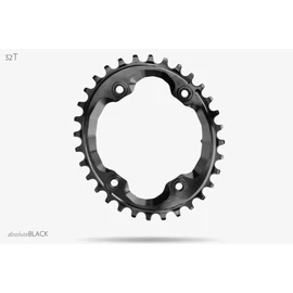 lanckerek-mtb-oval-xtr-m9000-asszimetrikus-nw-fekete-32t-integrated-threads-53667