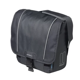 Basil Sport Design Commuter egyoldalas kerékpáros táska Hook-On rögzítéssel – grafitszürke