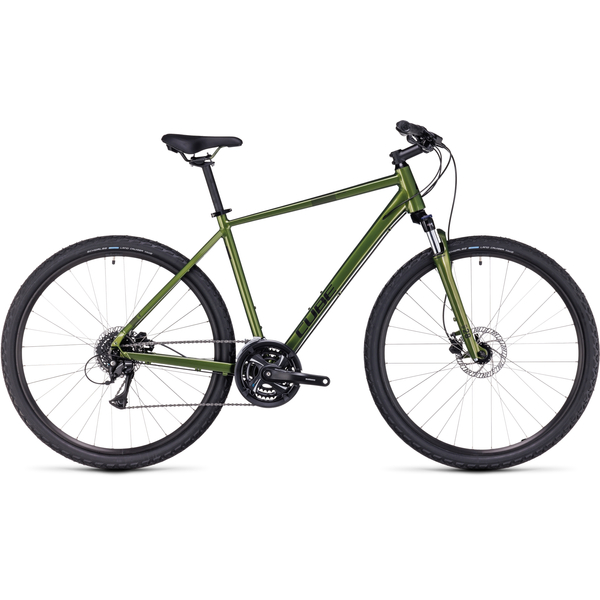 CUBE NATURE Shinymoss'n'Black 28" 2023 Cross-Trekking kerékpár