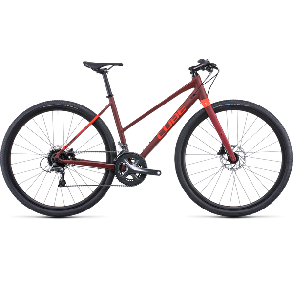 CUBE SL ROAD Darkred'n'Red 28" 2022 Fitness kerékpár