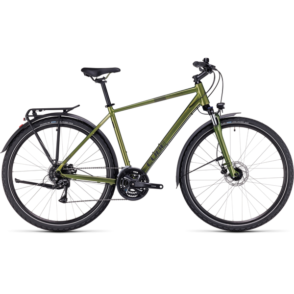 CUBE NATURE ALLROAD Shinymoss'n'Black 28" 2023 Trekking kerékpár
