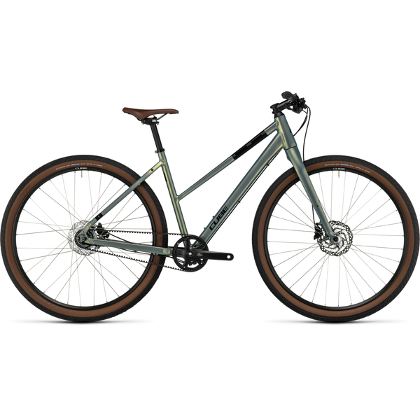 CUBE HYDE PRO Metalgreen'n'Black 28" 2023 Fitness kerékpár XS