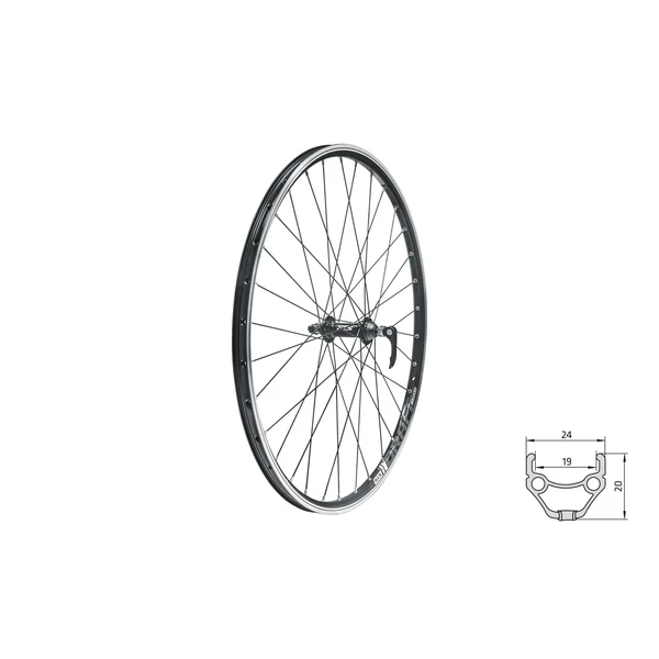 Kellys Draft V-brake F 28/29" első fűzött kerék