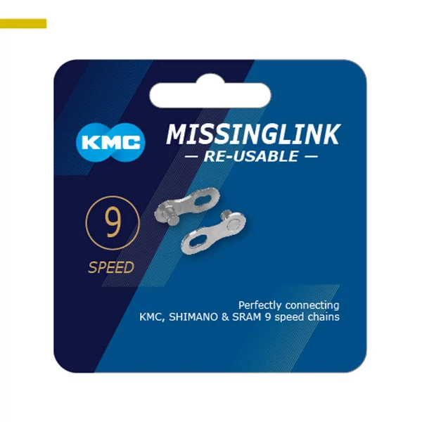 KMC MISSINGLINK 1,1/128" 9 s Lánc Patentszem