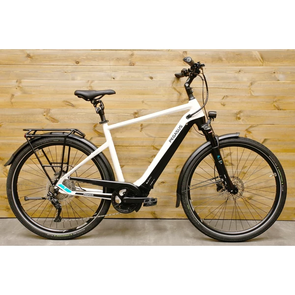 Pegasus Premio Evo 10 Lite 625 28 használt, újszerű alu trekking ebike kerékpár, L méret