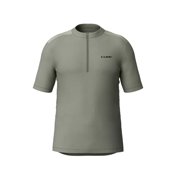Cube Half Zip CMPT rövid mez - Zöld