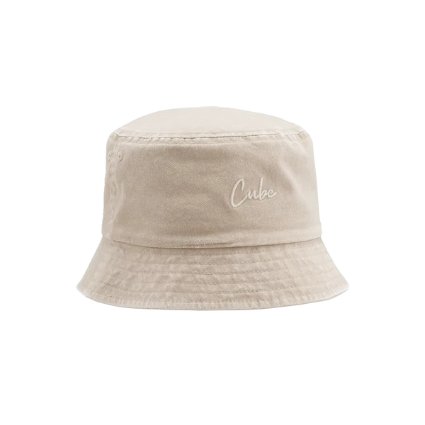 Cube Bucket Hat sapka - Washed beige