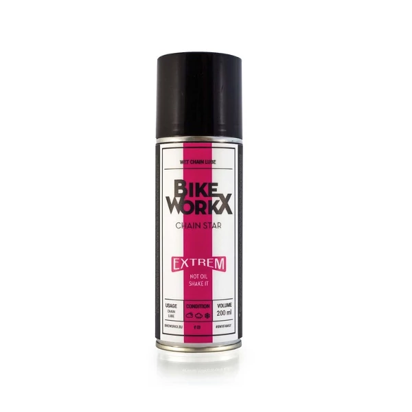 BikeWorkx Chain Star Extreme lánckenő Spray 200 ml