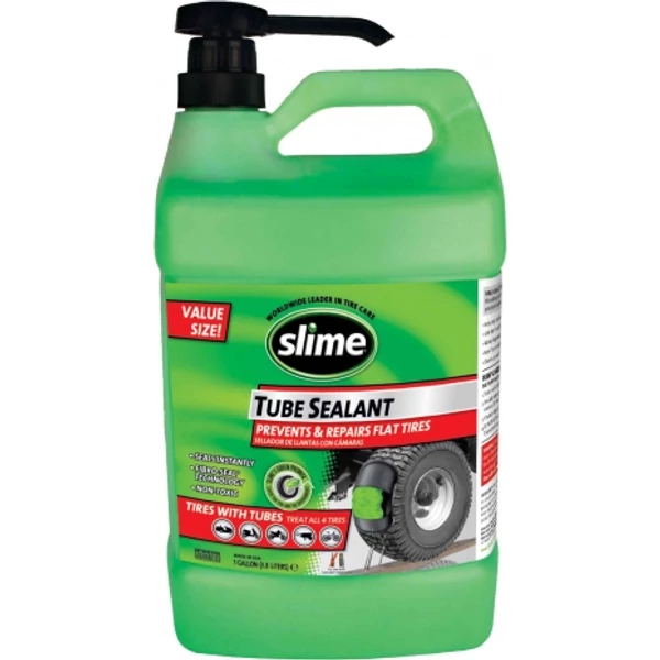 Defektgátló folyadék SLIME belsőbe, 3,8l, töltő pumpával (30kerék) 10153SL