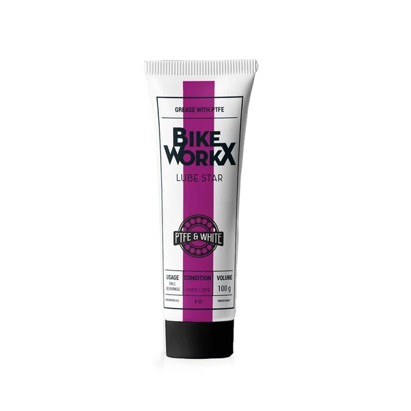 Kenőzsír BIKEWORKX LUBE STAR WHITE tubus 100 g - LUBEW/100