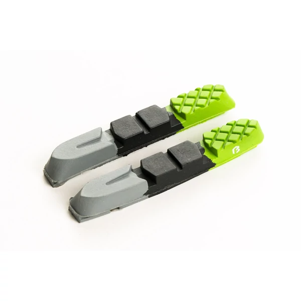 BikeFun FékbetétMTB 72 mm menetes cartridge, zöld/fekete/szürke csak gumi - MTB-955VCR