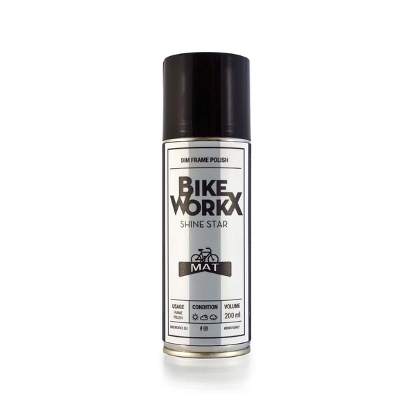 Tisztítószer BIKEWORKX SHINE STAR MAT Spray 200 ml - SHINEM/200