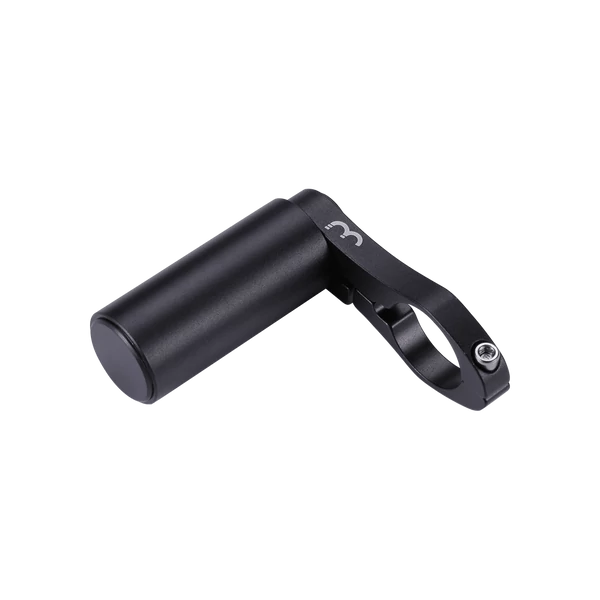 BBB Cycling kerékpáros kormány konzol BHB-91 BarMount, alumínium, 31.8mm, komputer, lámpa felszerelésére kormányon, 70mm széles, fekete