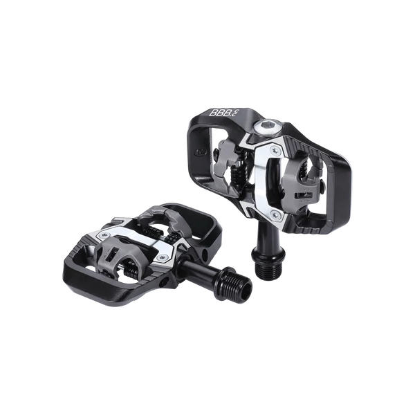 BBB Cycling kerékpáros patent pedál BPD-71 TrailMount, SPD kompatibilis, ipari csapágyazás, extra megerősítés, matt fekete