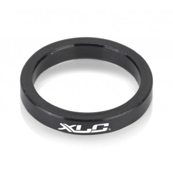 XLC Távtartó A-Head, fekete, 5 mm, 1,5", alu, AS-A04