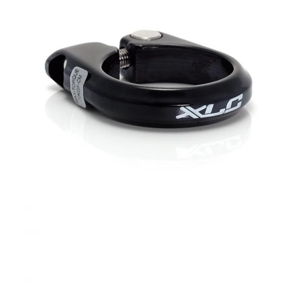 XLC Nyeregcsőbilincs 34,9 mm alu fekete imbuszos PC-B02