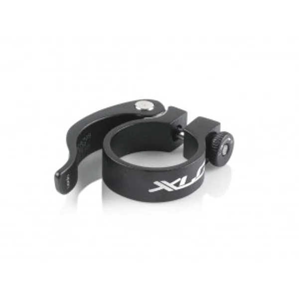 XLC Nyeregcsőbilincs 31,8 mm fekete gyorszáras, PC-L06