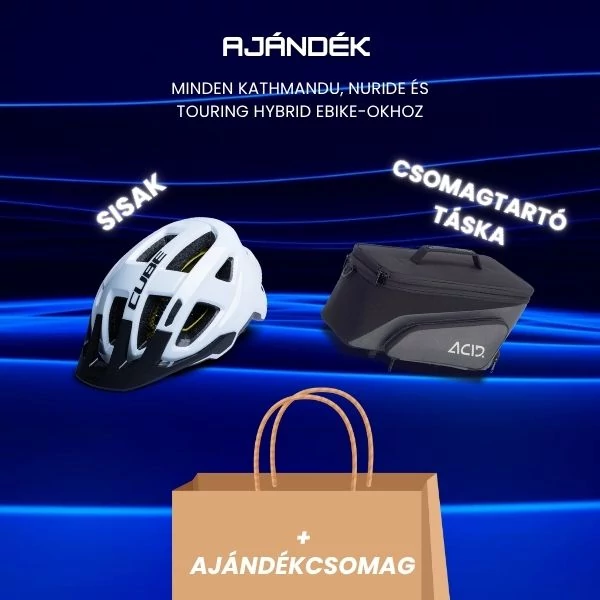 Ajándékcsomag ÚJ Cube Trekking Hybrid Ebike-hoz