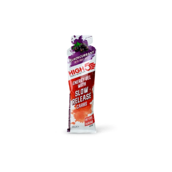High5 Slow Release Energy Gel Fekete ribizli 62 g